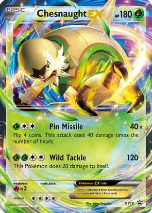 Chesnaught EX (XY18) [XY: Black Star Promos]-1