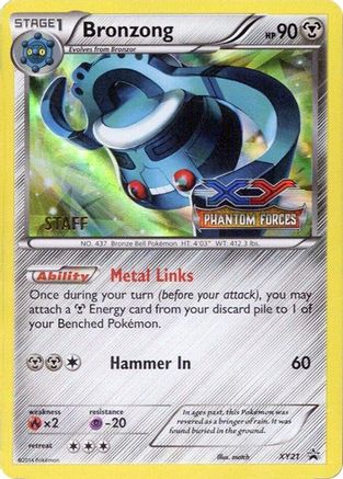 Bronzong (XY21) (Staff) [XY: Black Star Promos]-1