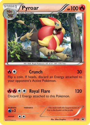 Pyroar (XY26) [XY: Black Star Promos]-1