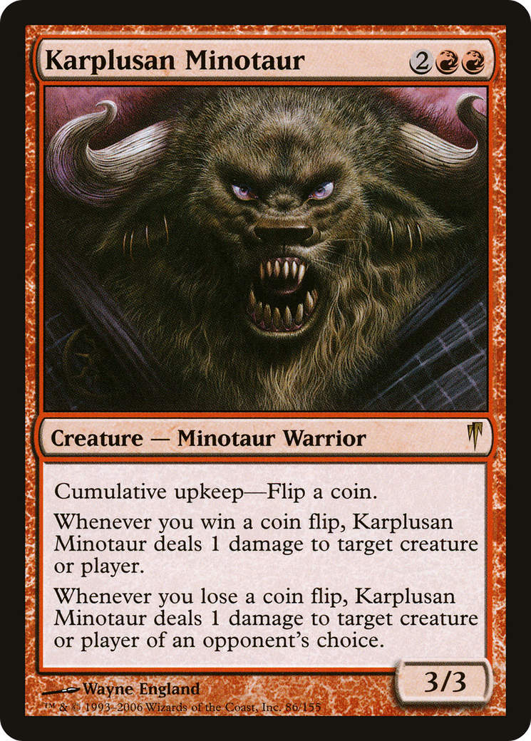 Karplusan Minotaur [Coldsnap]-1