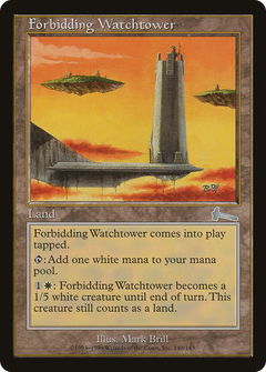 Forbidding Watchtower [Urza's Legacy]-1