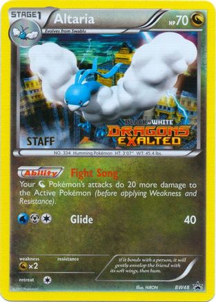 Altaria (BW48) (Staff Prerelease Promo) [Black & White: Black Star Promos]-1