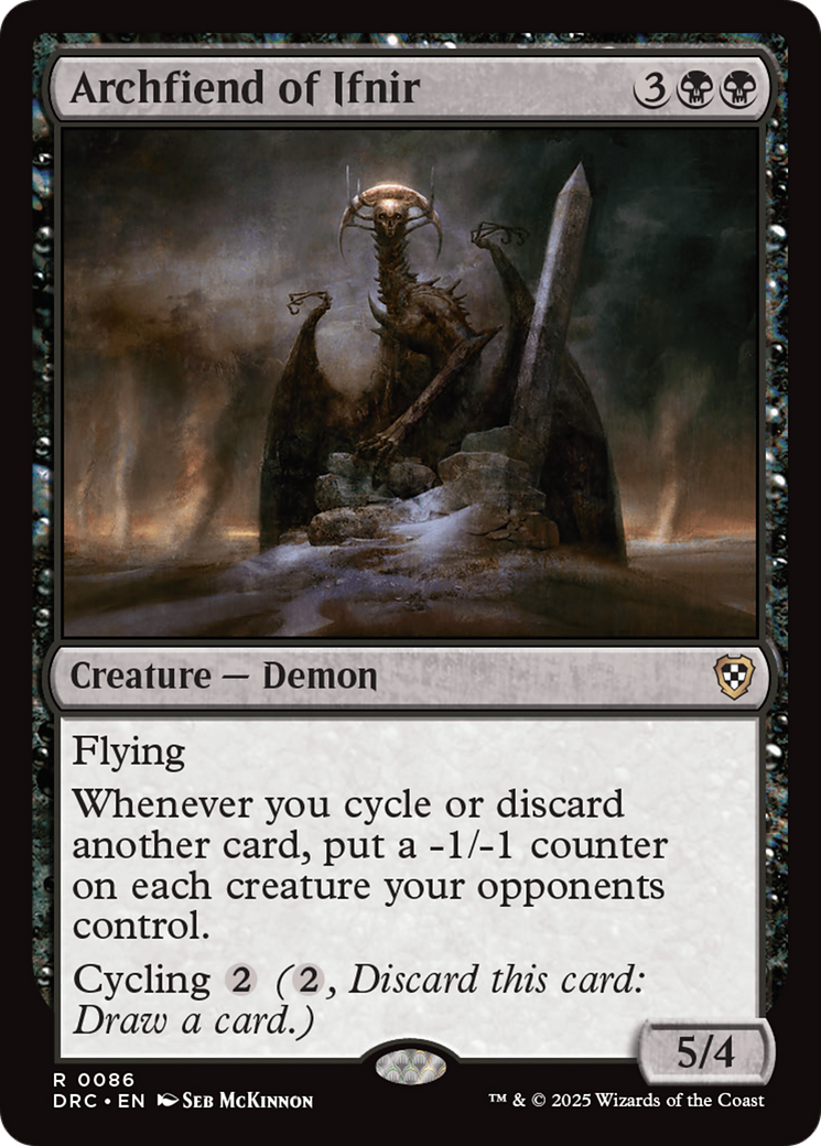 Archfiend of Ifnir [Aetherdrift Commander]-1