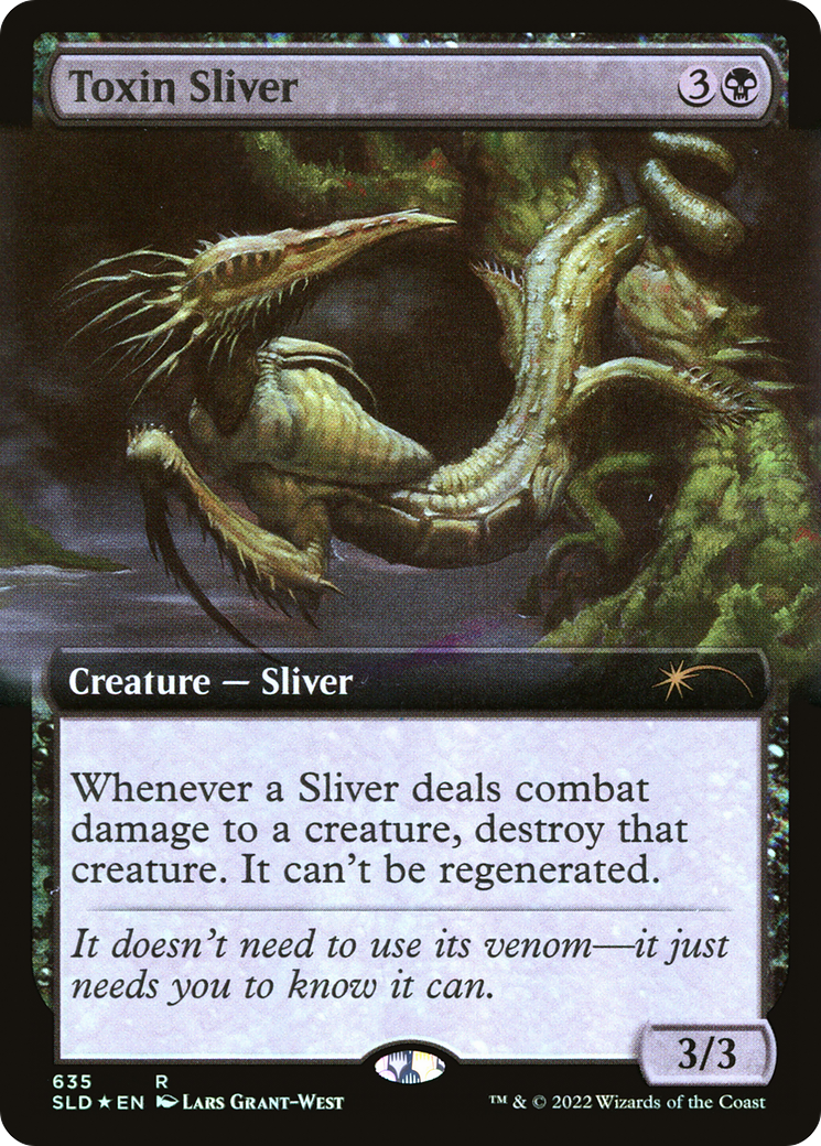 Toxin Sliver (Extended Art) [Secret Lair Drop Promos]-1