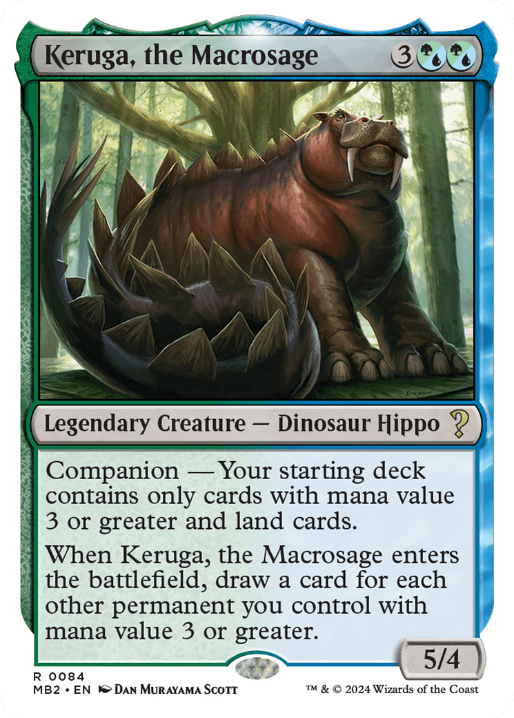 Keruga, the Macrosage (White Border) [Mystery Booster 2]-1