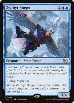 Zephyr Singer (MOM-086) - March of the Machine Foil-1