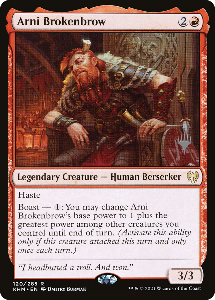 Arni Brokenbrow (Promo Pack) [Kaldheim Promos]-1