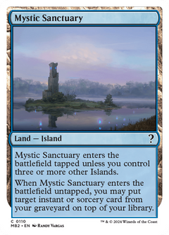 Mystic Sanctuary (White Border) [Mystery Booster 2]-1