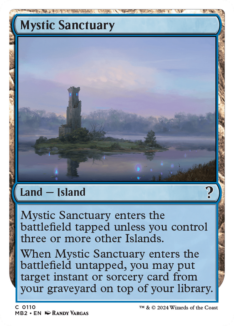 Mystic Sanctuary (White Border) [Mystery Booster 2]-1