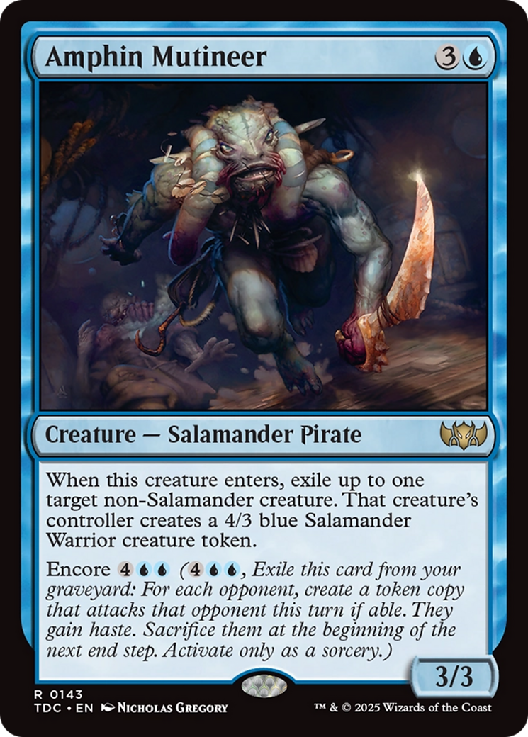 Amphin Mutineer [Tarkir: Dragonstorm Commander]-1