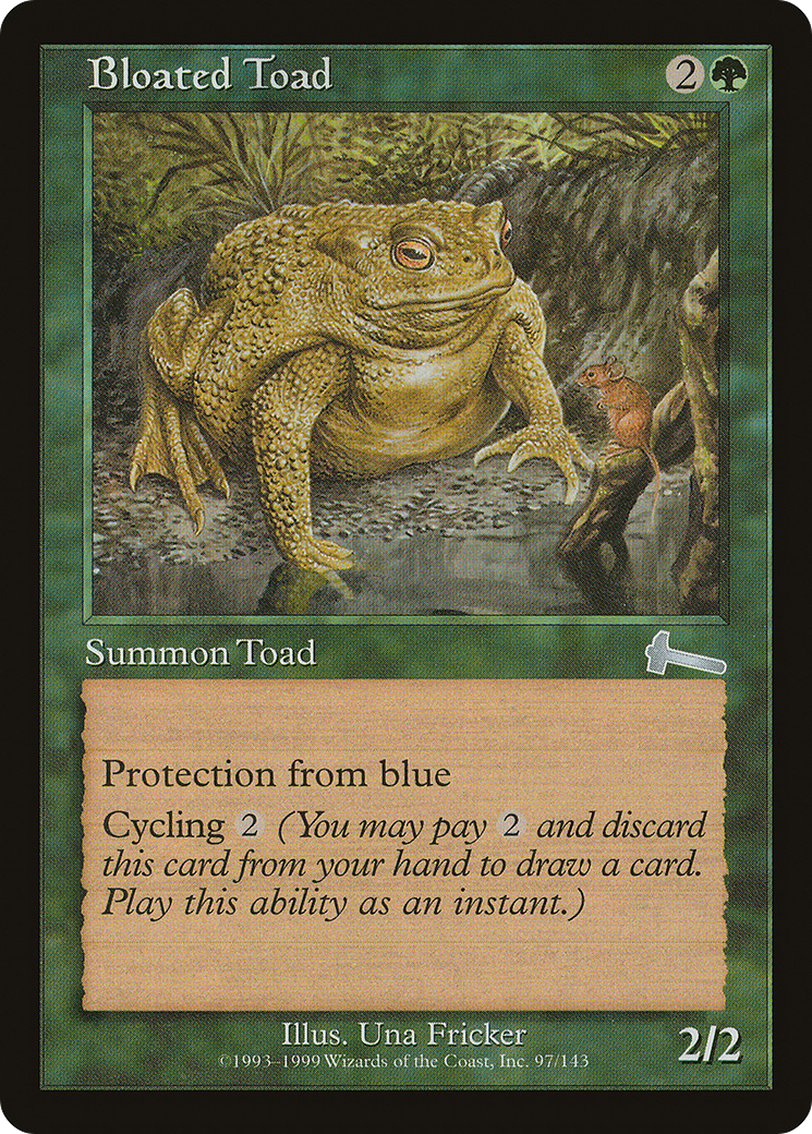 Bloated Toad [Urza's Legacy]-1