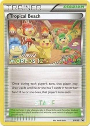 Tropical Beach (BW50) (Staff) [Black & White: Black Star Promos]-1