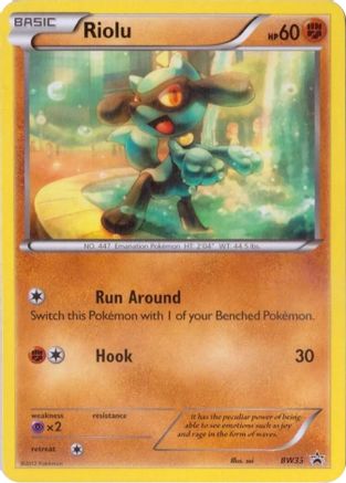 Riolu (BW33) [Black & White: Black Star Promos]-1
