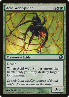 Acid Web Spider [Scars of Mirrodin]-1