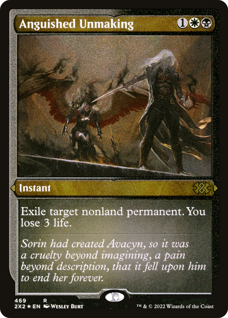 Anguished Unmaking (Foil Etched) [Double Masters 2022]-1