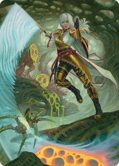 The Eternal Wanderer Art Card [Phyrexia: All Will Be One Art Series]-1