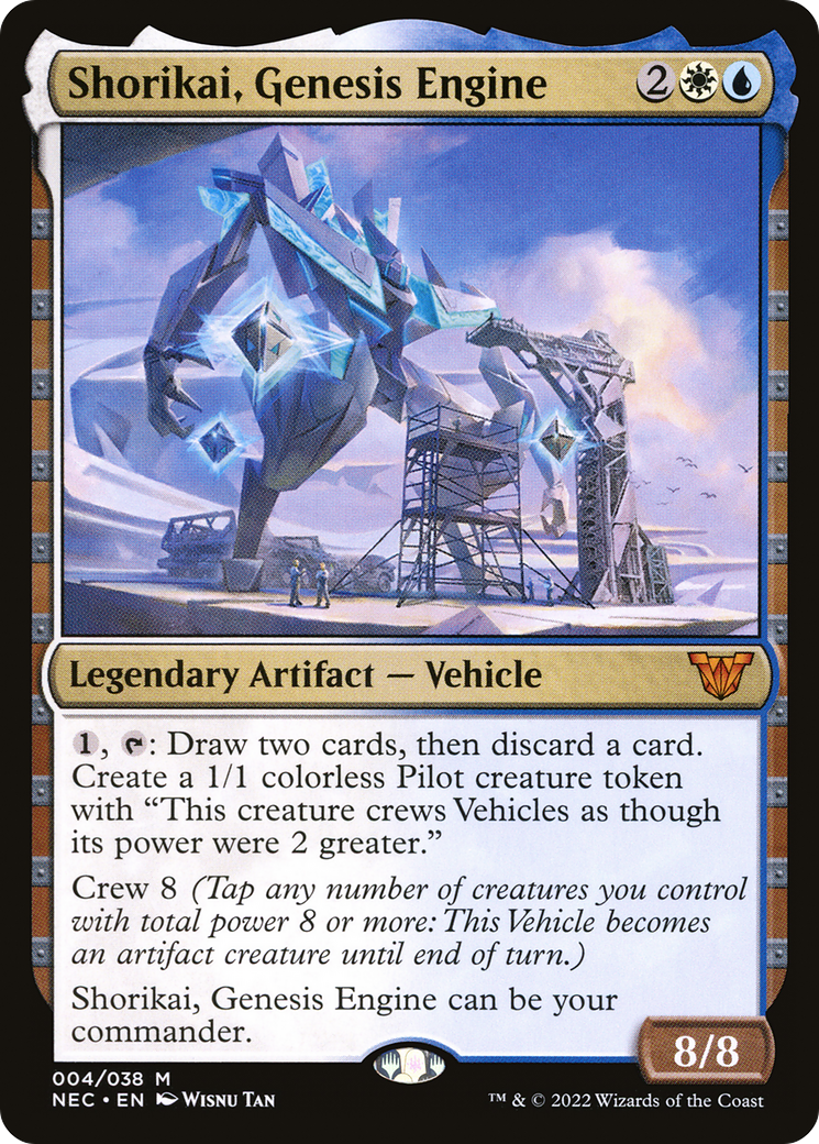 Shorikai, Genesis Engine [Kamigawa: Neon Dynasty Commander]-1