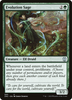 Evolution Sage [Zendikar Rising Commander]-1