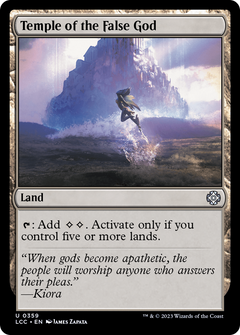 Temple of the False God [The Lost Caverns of Ixalan Commander]-1