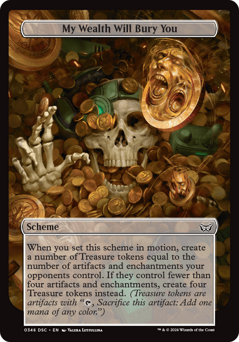 My Wealth Will Bury You (Full Art) [Duskmourn: Archenemy]-2