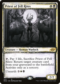 Priest of Fell Rites (Sketch) [Modern Horizons 2]-1