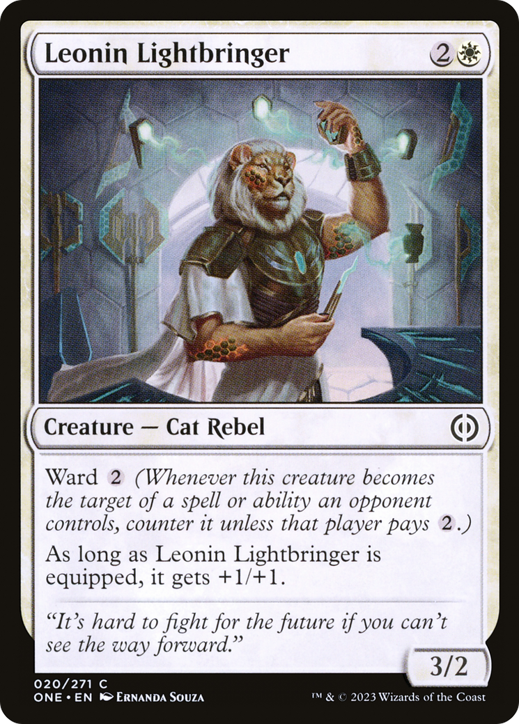 Leonin Lightbringer [Phyrexia: All Will Be One]-1