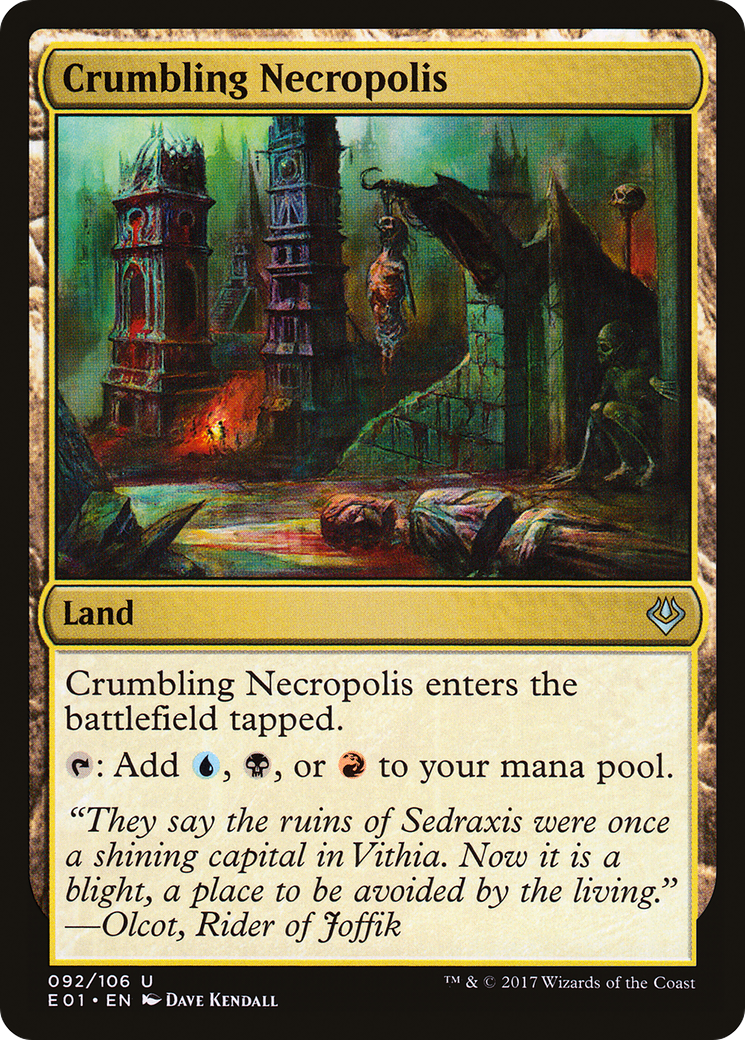 Crumbling Necropolis [Archenemy: Nicol Bolas]-1