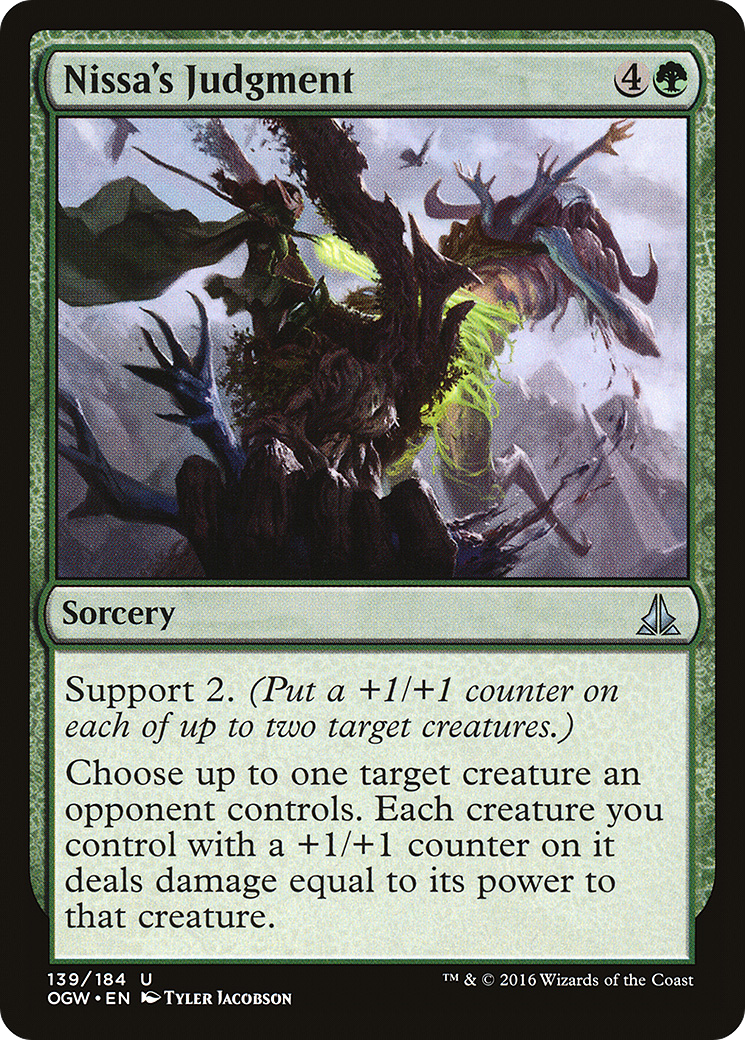 Nissa's Judgment [Oath of the Gatewatch]-1