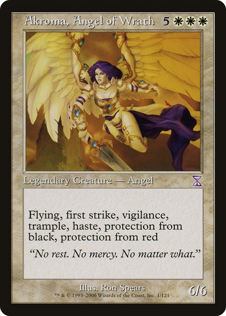Akroma, Angel of Wrath [Time Spiral Timeshifted]-1