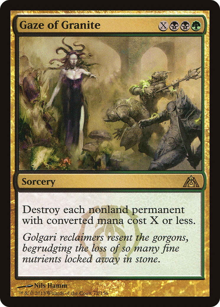 Gaze of Granite [Dragon's Maze]-1