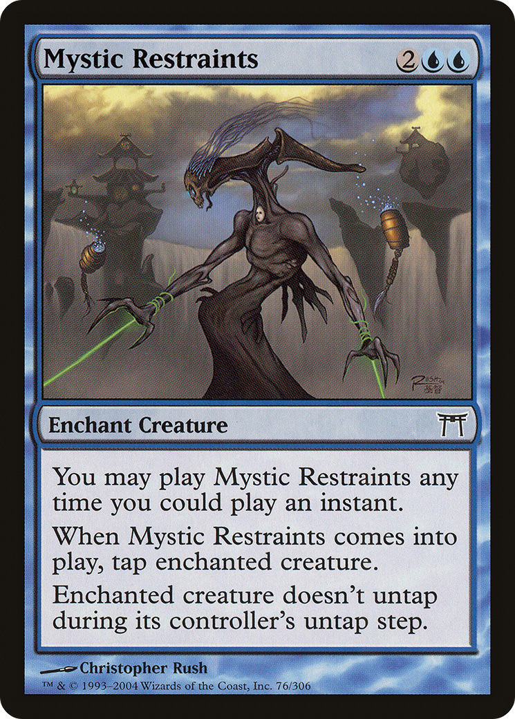 Mystic Restraints [Champions of Kamigawa]-1