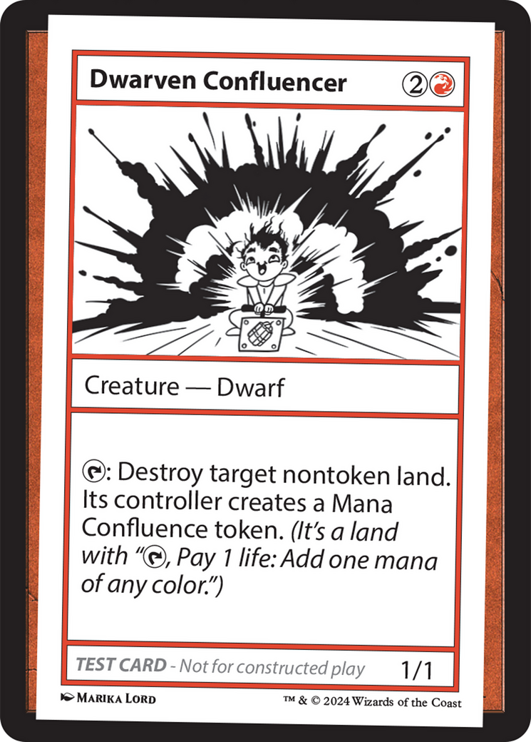 Dwarven Confluencer [Mystery Booster 2 Playtest Cards]-1