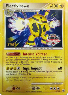 Electivire (003/130) (2008 Staff Regional Championships) [League & Championship Cards]-1