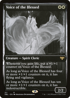Voice of the Blessed (DBL-311) - Innistrad: Double Feature Foil-1