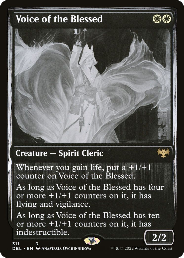 Voice of the Blessed (DBL-311) - Innistrad: Double Feature Foil-1