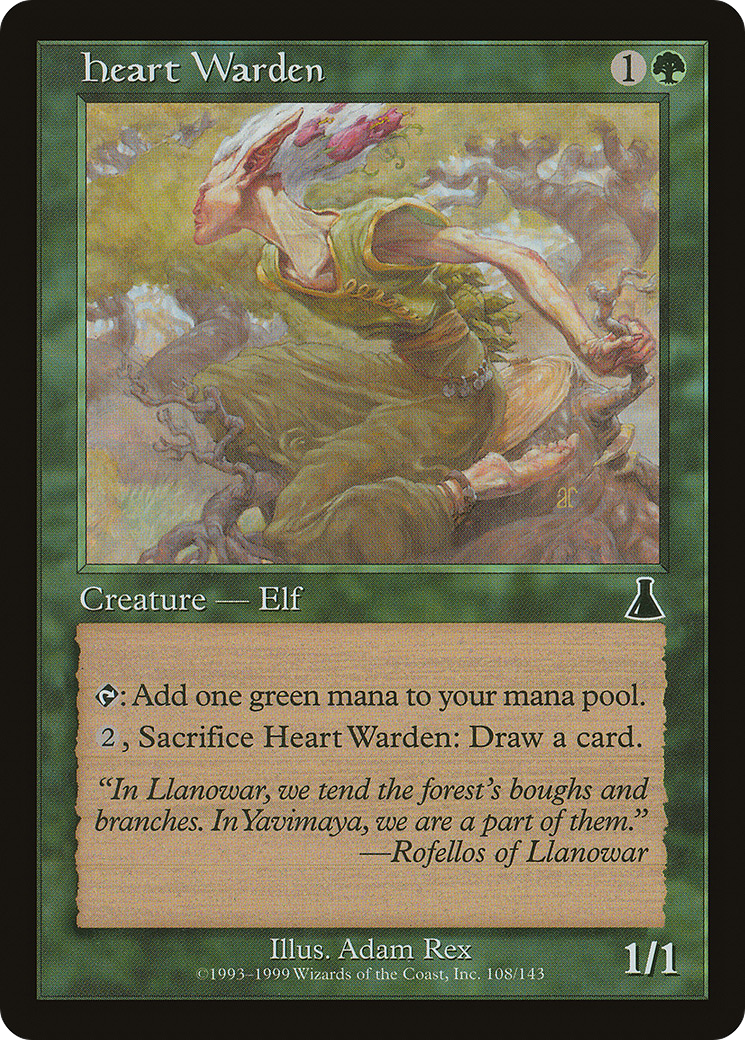 Heart Warden [Urza's Destiny]-1