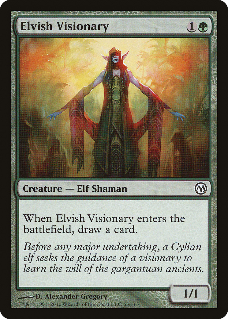 Elvish Visionary [Duels of the Planeswalkers]-1