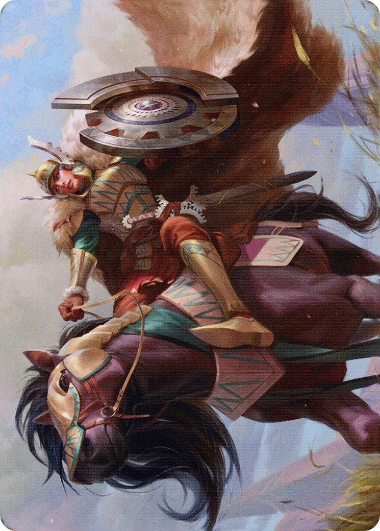 Knight of Dawn's Light // Knight of Dawn's Light (ADMU-010) - Dominaria United Art Series (Borderless) Foil-1