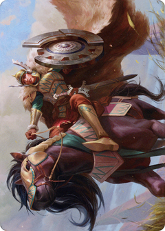 Knight of Dawn's Light // Knight of Dawn's Light (ADMU-010) - Dominaria United Art Series (Borderless)-3