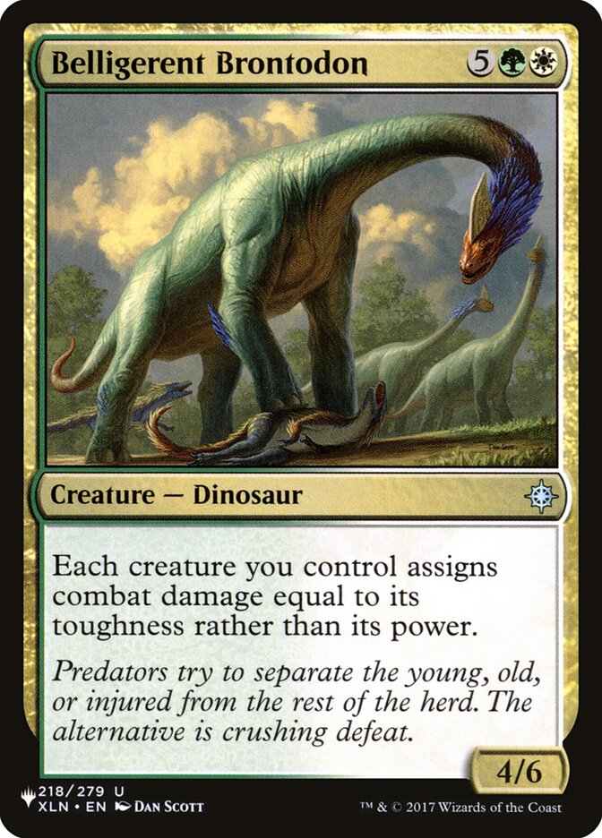 Belligerent Brontodon [The List]-1