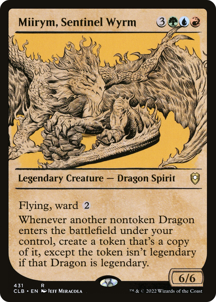 Miirym, Sentinel Wyrm (Showcase) [Commander Legends: Battle for Baldur's Gate]-1