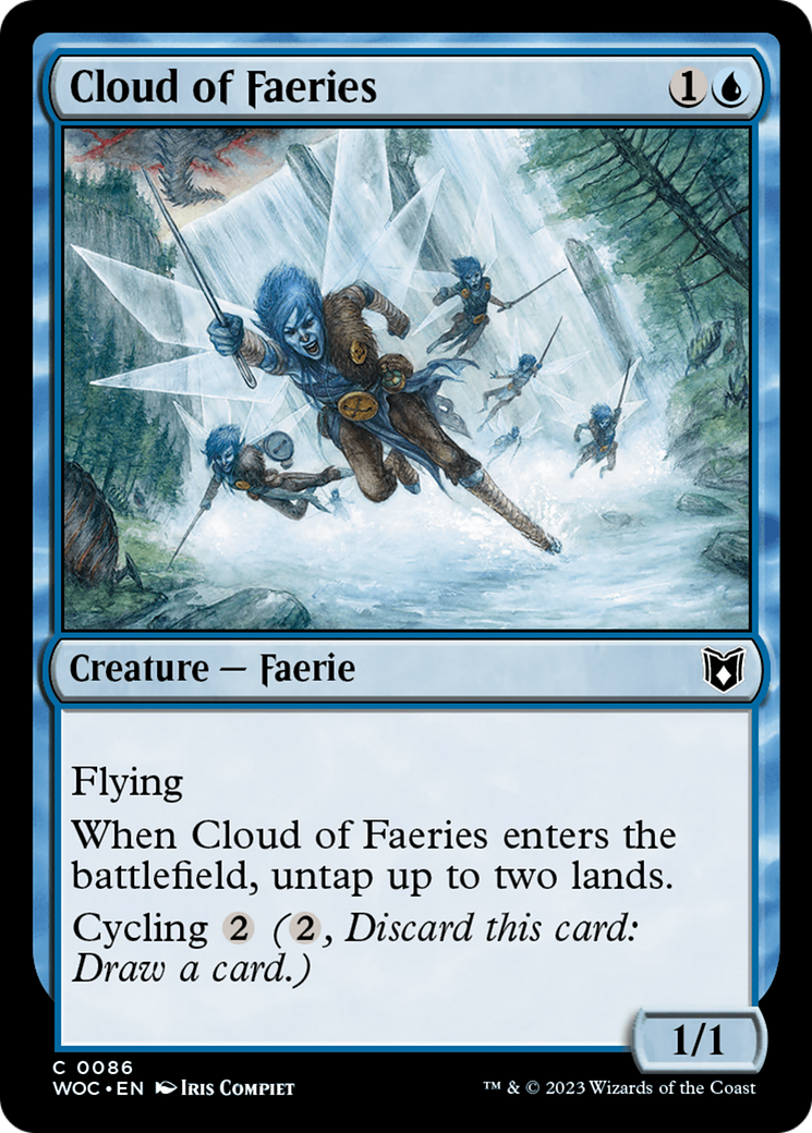Cloud of Faeries [Wilds of Eldraine Commander]-1