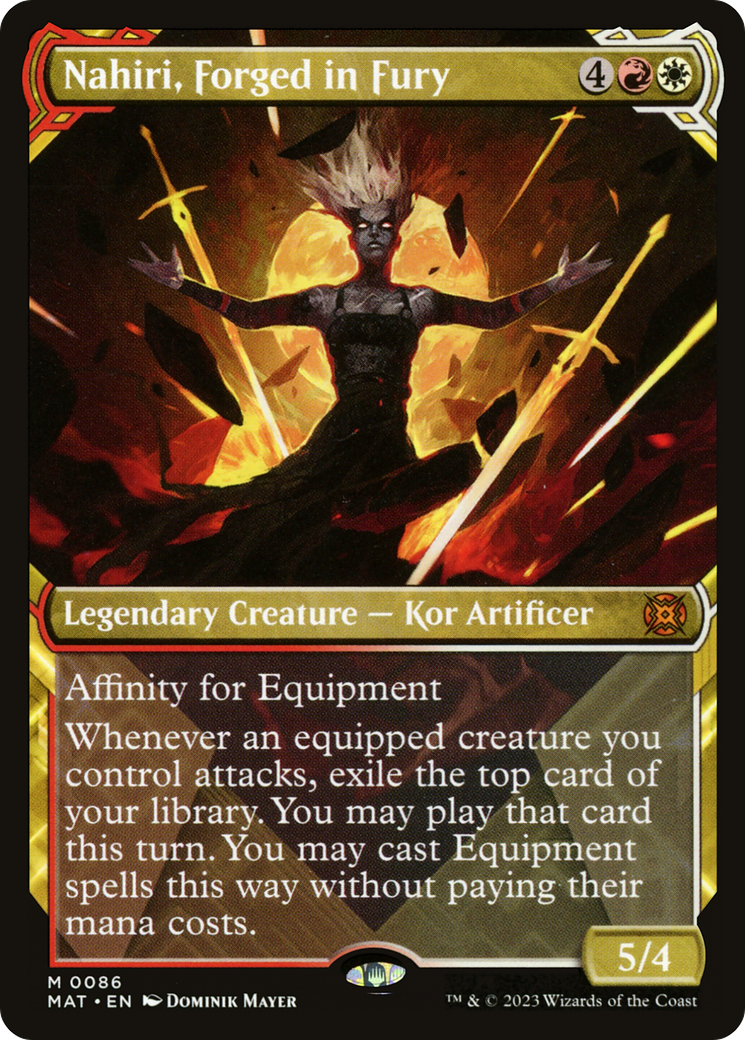 Nahiri, Forged in Fury (Showcase) [March of the Machine: The Aftermath]-1
