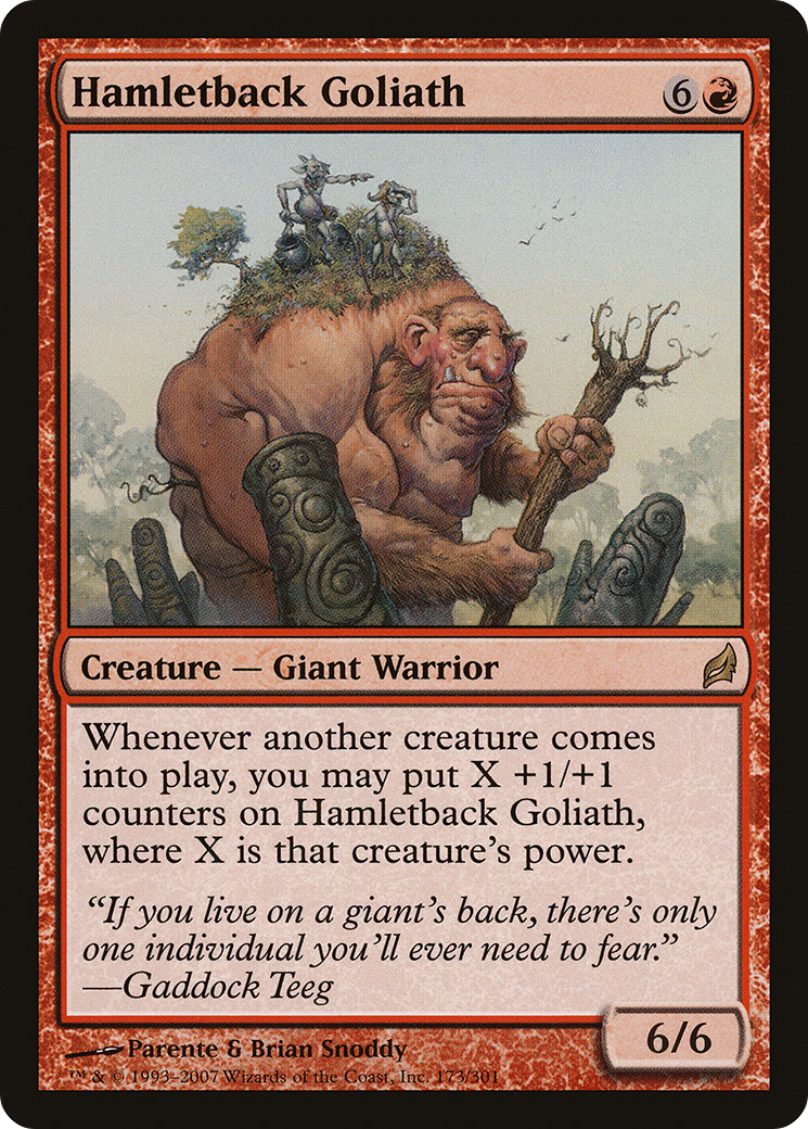 Hamletback Goliath [Lorwyn]-1