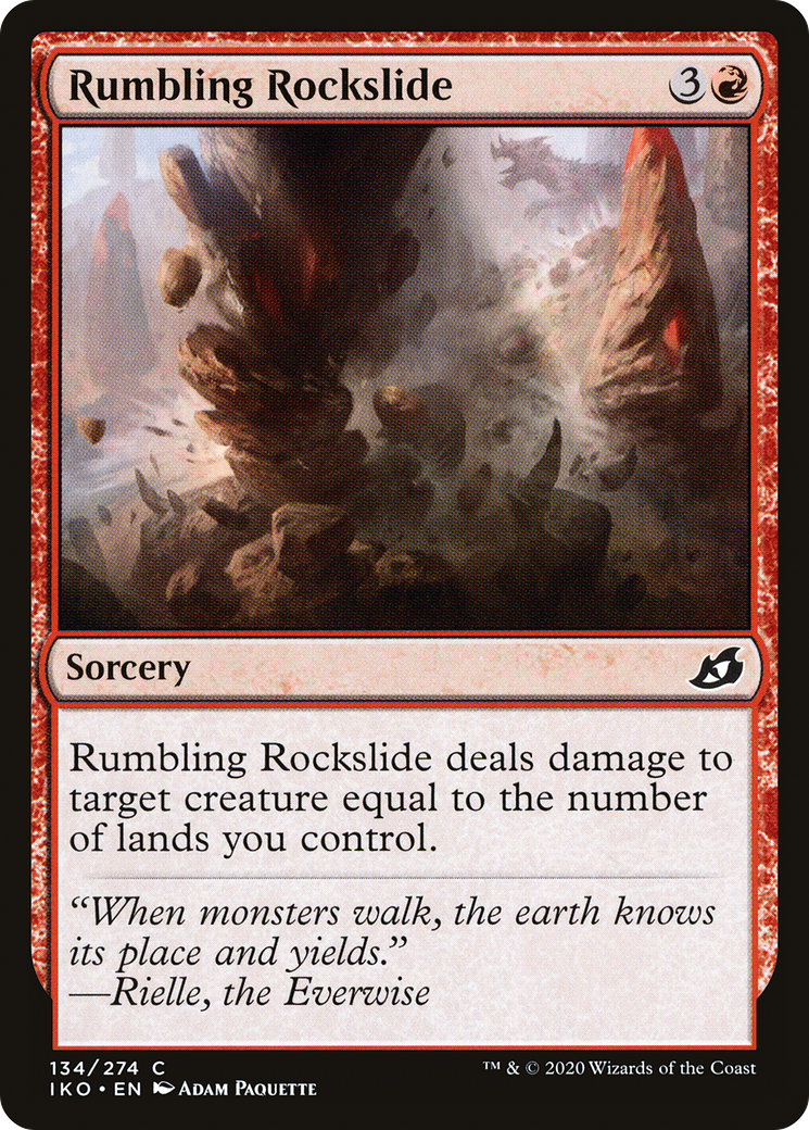 Rumbling Rockslide [Ikoria: Lair of Behemoths]-1