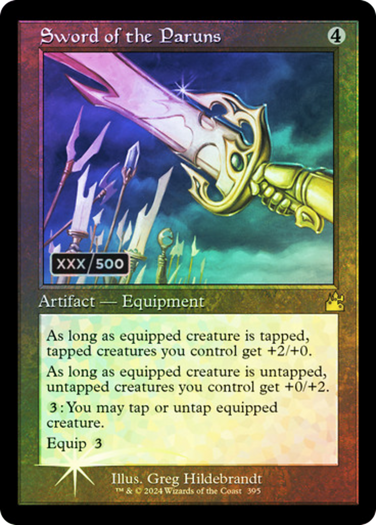 Sword of the Paruns (Retro) (Serialized) [Ravnica Remastered]-1