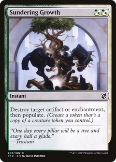 Sundering Growth [Commander 2019]-1