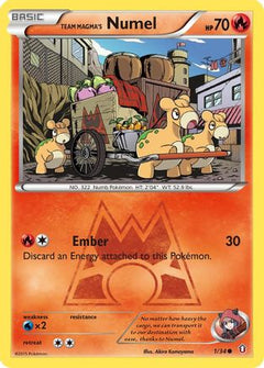 Team Magma's Numel (1/34) [XY: Double Crisis]-1