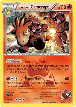 Team Magma's Camerupt (2/34) [XY: Double Crisis]-1