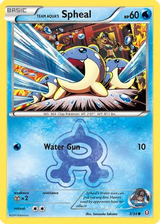 Team Aqua's Spheal (3/34) [XY: Double Crisis]-1